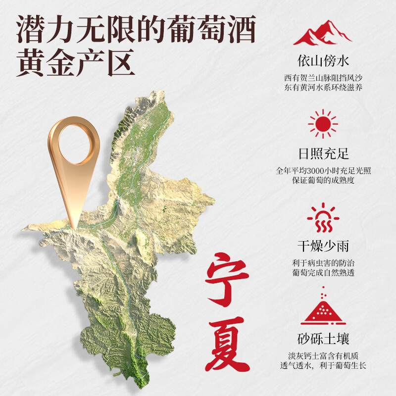 酒有鸣国产红酒半甜型干红宁夏贺兰山东麓马瑟兰葡萄酒750ml礼品红酒 M6半甜红葡萄酒187ml*1支(试饮装)