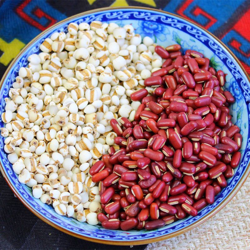 derenruyu贵州小薏米赤小豆套餐贵州薏仁米红豆套餐新货五谷杂粮组合