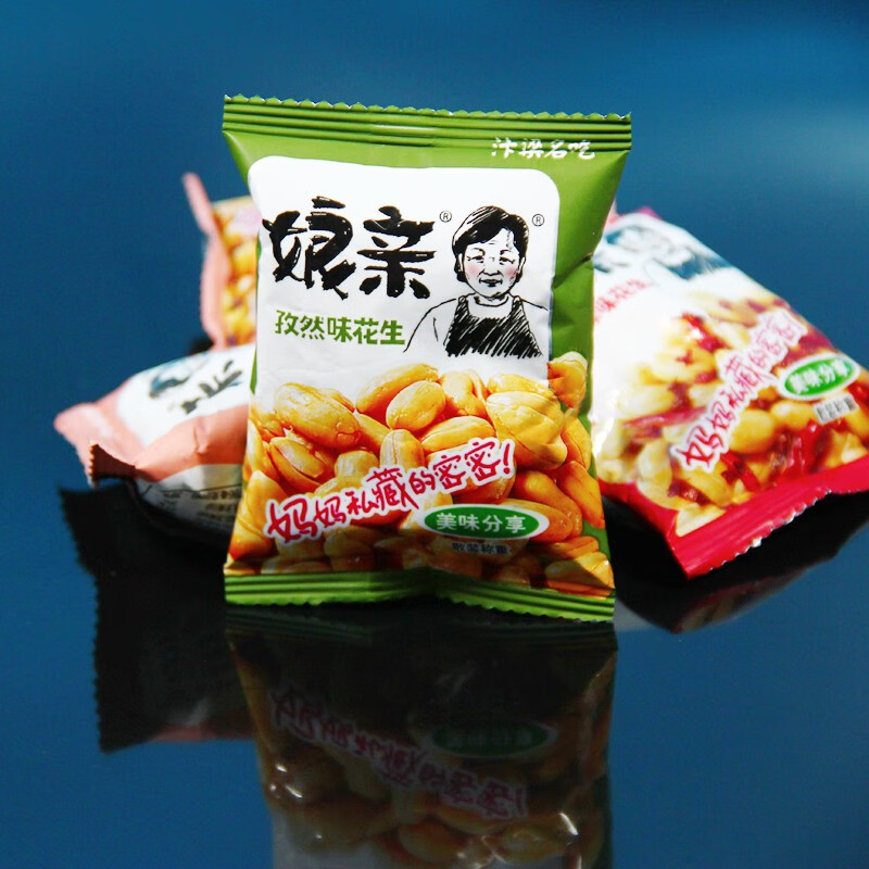 娘亲河南特产娘亲无壳小包装麻辣花生独立包装下酒菜休闲零食小袋