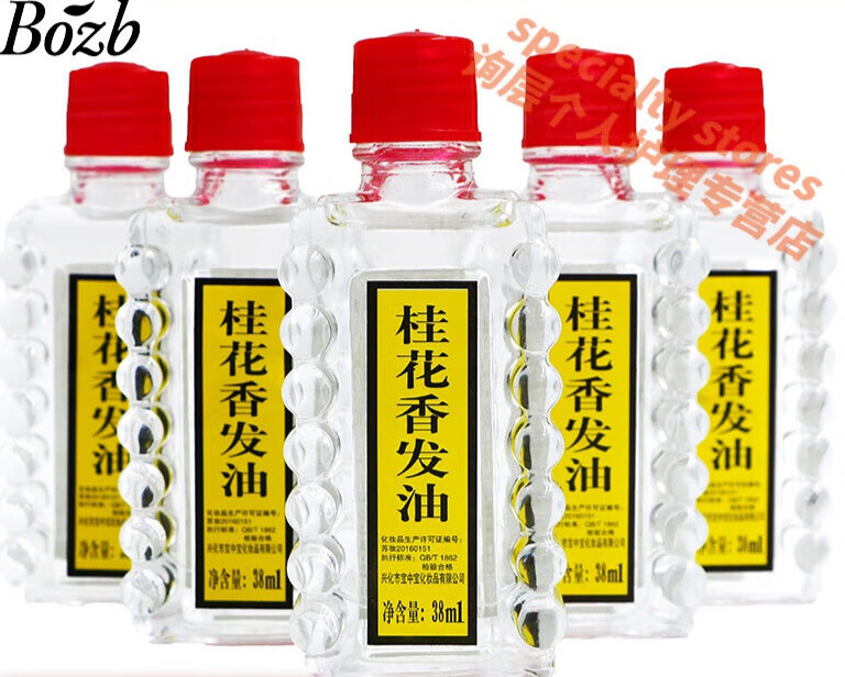 老式一枝花梳头油桂花香发油国货护发滋润