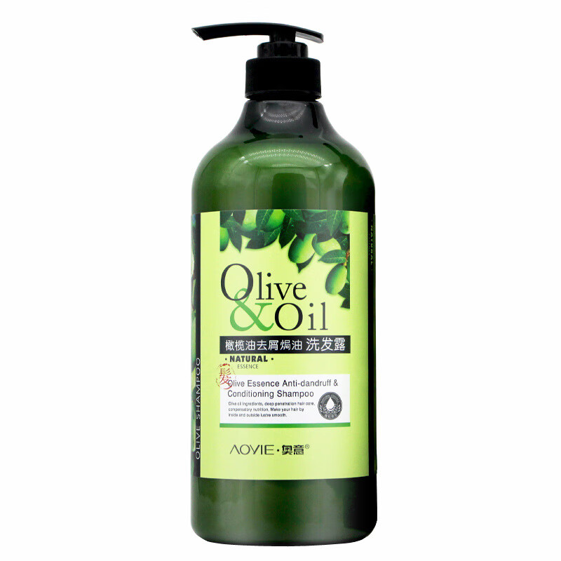 黛维莉奥意橄榄油奥意橄榄油去屑焗油洗发水套装大瓶护发素 洗发水1000ml .