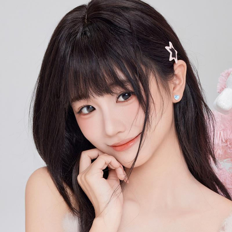 芭比蝴蝶耳钉套装小众轻奢设计感耳饰2026新款简约精致 芭比少女耳钉-六件套