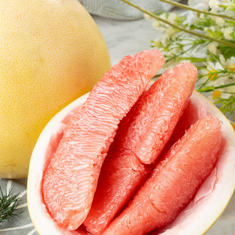 佳农红心蜜柚4.5斤红肉饱满清甜微酸核心产区种植大果 三红柚2.25kg