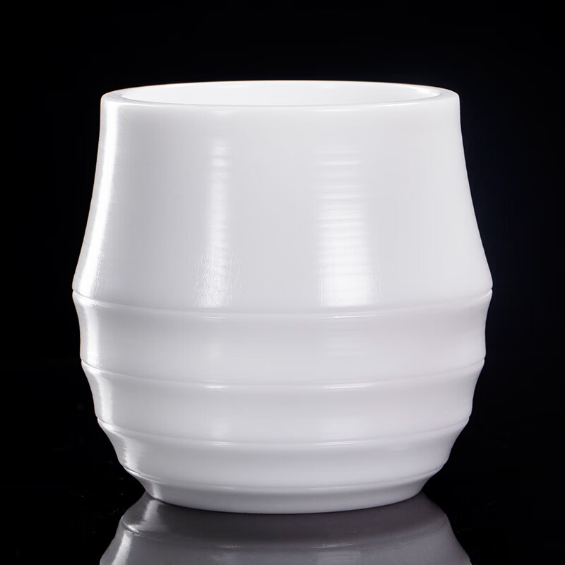 贰号(erhao)陈清宜手工德化白瓷笔筒功夫茶道配件茶具六君子筒陶瓷