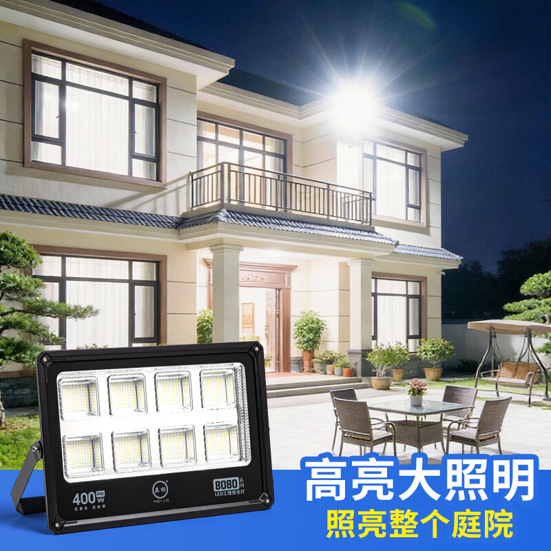 亚标led投光灯户外室外防水照明灯广场球场灯高杆照明射灯宽压110V 1000W(85V-260V通用)