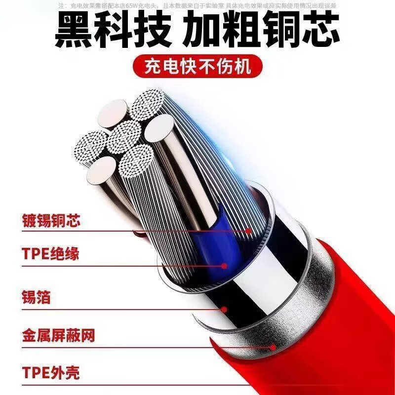 NICAYA尼彩10A1.5米闪充数据线100W快充线适用Ace2 Ace3v Ace5 10 Pro 11 12 13 OPPOFindX7X6Reno12 1.5米【加粗纯铜材质】适配原装充电头快充 USB转Type-C接口