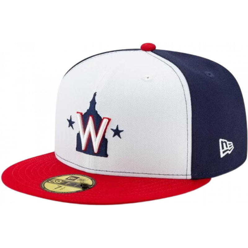 NEW ERA59FIFTY MLB 赛场系列 华盛顿国民队 备用款2 14524836 L 球队配色 7.3／8（58.7cm）