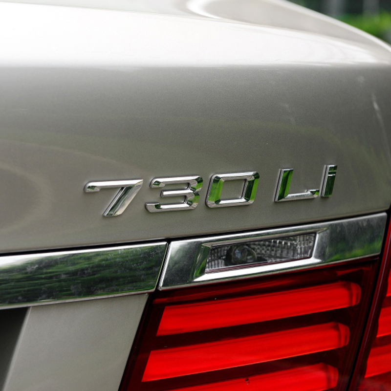 ypyp适用于宝马730li车标740li字标750li字牌760li尾标新7系后标车贴