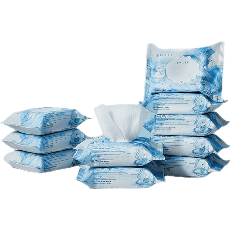 PLUS��Ա��������EMXEE��Ӥ��ʪ����ͯ�ֿڰױ���ʪ�� ���װ 20�� 6��