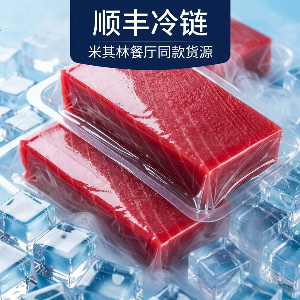 蓝其金枪鱼赤身肉块背部肉无脂肪健身营养高蛋白凉拌沙拉生腌香煎 【分享装】到手1200G左右纯肉块