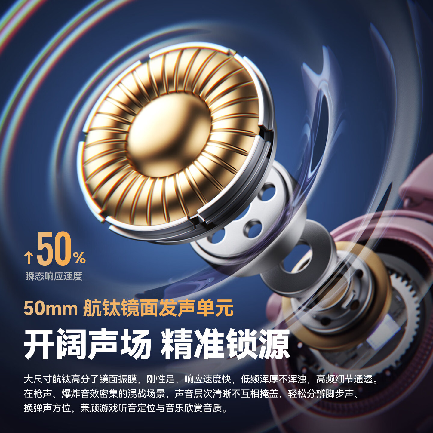 赛德斯812max头戴式耳机游戏电竞专用无线蓝牙磁吸无线充带底座二合一氛围灯带麦克风三角洲fps听声辨位 【4AM小海联名】812Max绘镀银-可视化底座版
