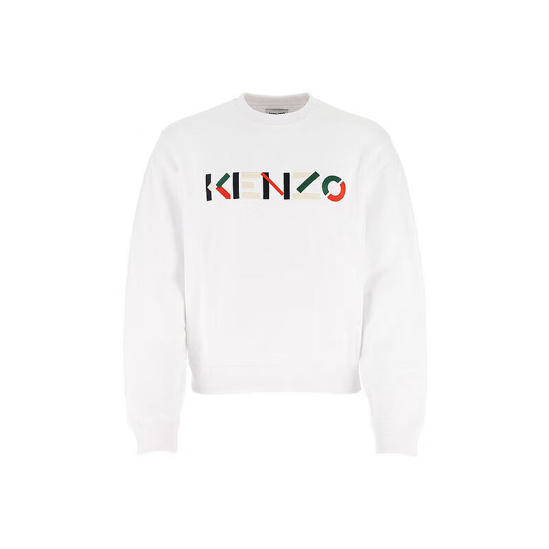 男士棉质经典时尚品牌字母logo圆领卫衣龙年奢饰品潮牌 白色5sw0 4