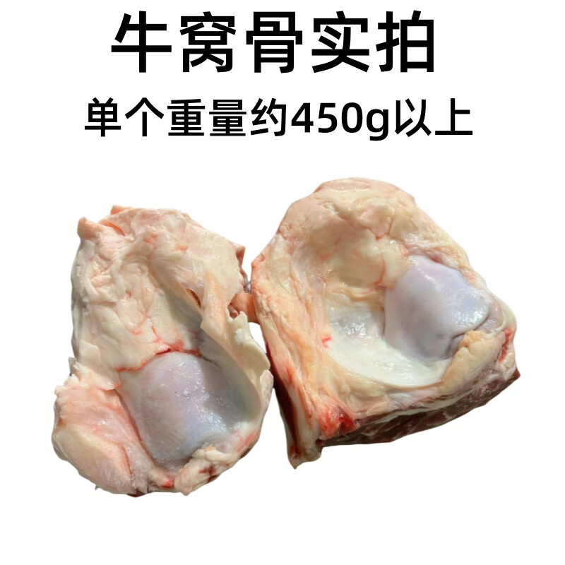 町毗进口原切牛窝骨多筋多肉牛膝盖骨带骨牛肉窝骨筋炖煮红烧煲汤食材 进口原切大号牛窝骨5斤