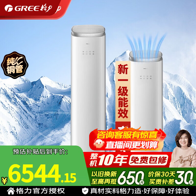 GREE 格力 京致系列 KFR-50LW/NhAj1BGj 新一级能效 立柜式空调 2匹