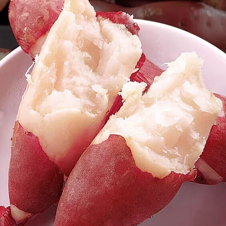 豫西臻选【绿色食品】牛奶白心板栗薯蜜薯 红薯地瓜烟薯番薯哈密白蔬菜 中果精选5斤(3-8两)