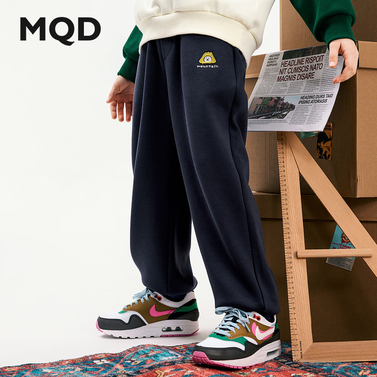 MQD马骑顿男童经典款长袖/长裤 64元 - 折送网