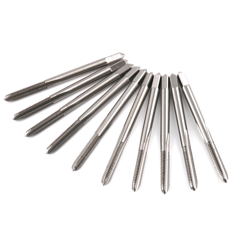 伊莱科(elecall)6542高速钢镀钛 机用直槽丝锥攻牙 zc-4(10只装) ezt