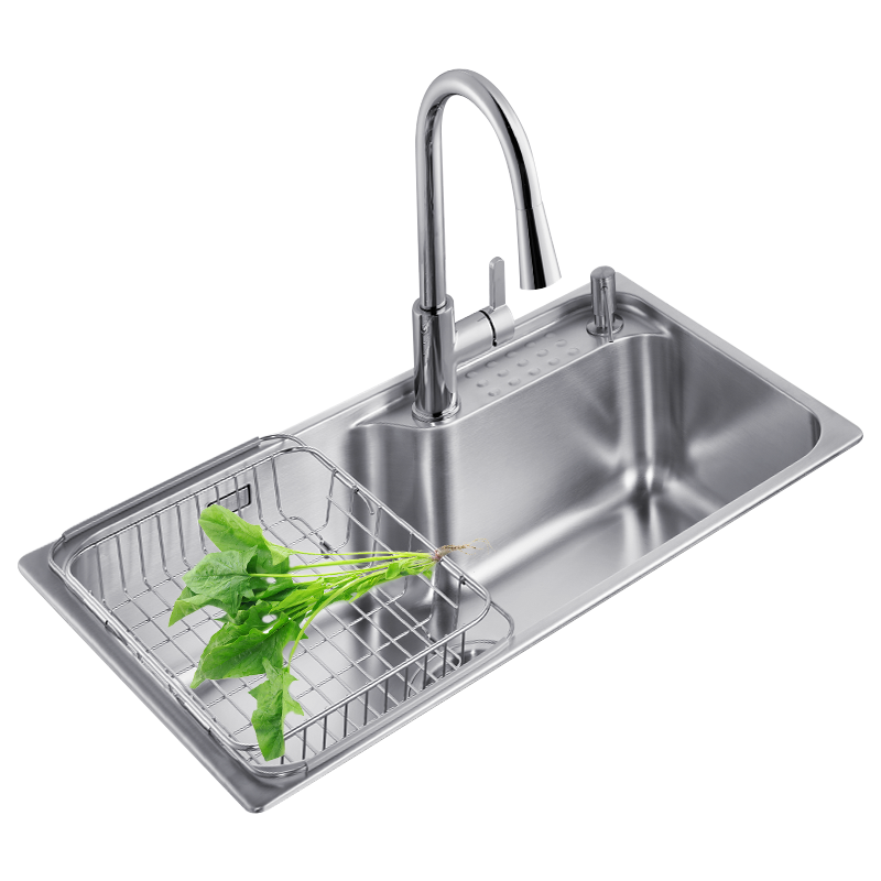 ���գ�KOHLER��ˮ�ۼ��ô󵥲۲����̨��̨�³���ϴ���������ͷ��װ26957T 26957���ۣ���������ͷ���ײ�