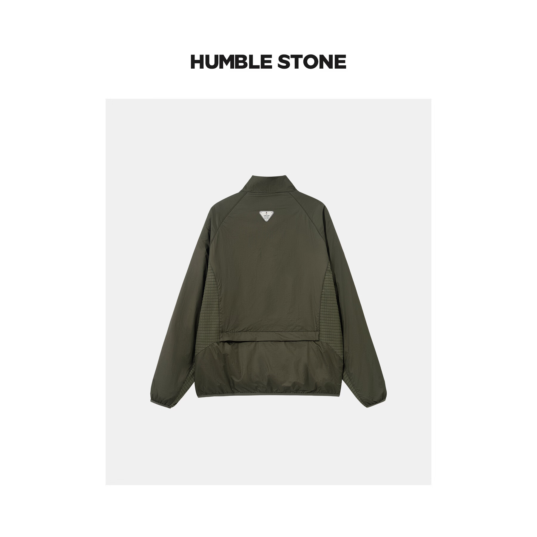 悍石HUMBLE STONE悍石 城市户外轻量可收纳肌理立领休闲外套 26092 曜石黑 M建议110-130斤