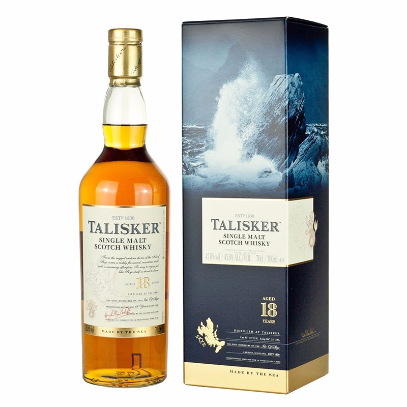 泰斯卡(Talisker) 英国进口 苏格兰单一麦芽纯麦威士忌 700ml 泰斯卡18年主图3