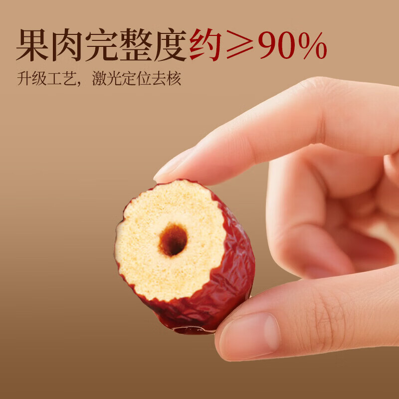 楼兰蜜语和田红枣 家庭超值量贩 煲汤煮粥汤粥枣新疆特产 (礼盒)特级去核灰枣900g礼盒装