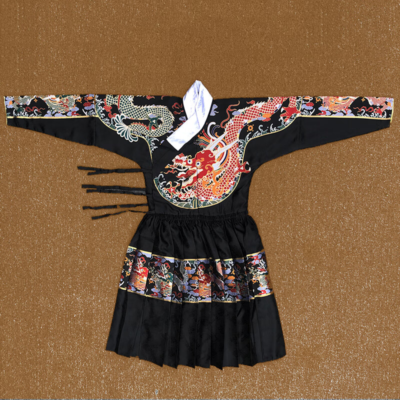 歌珀尼明朝锦衣卫服装男飞鱼服男女织金妆花曳撒贴里明制汉服 哑黑色