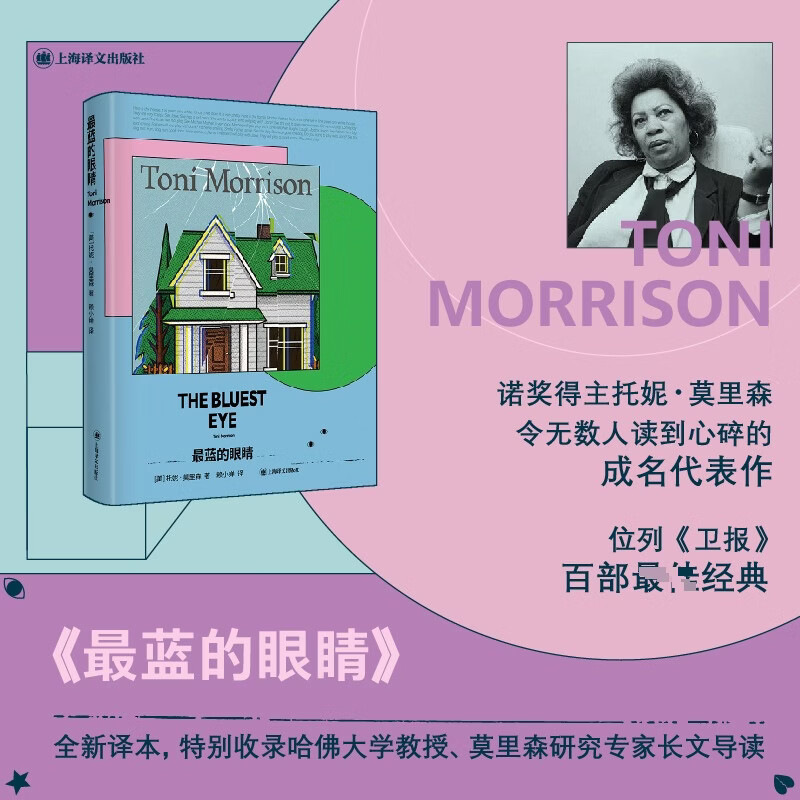 最蓝的眼睛 上海译文出版社 美托妮·莫里森Toni Morrison 著 赖小婵 译 托妮·莫里森作品 精装 书籍 图书