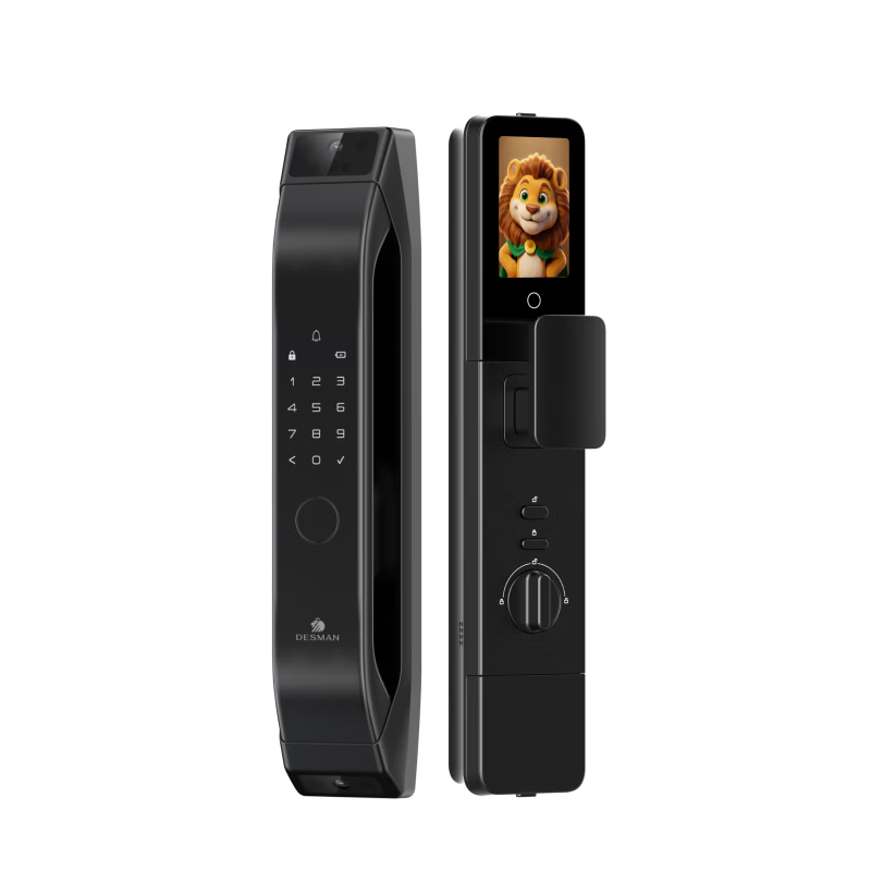 德施曼（DESMAN）智能门锁3D人脸双摄猫眼大屏指纹电子锁Q5FPro双摄版