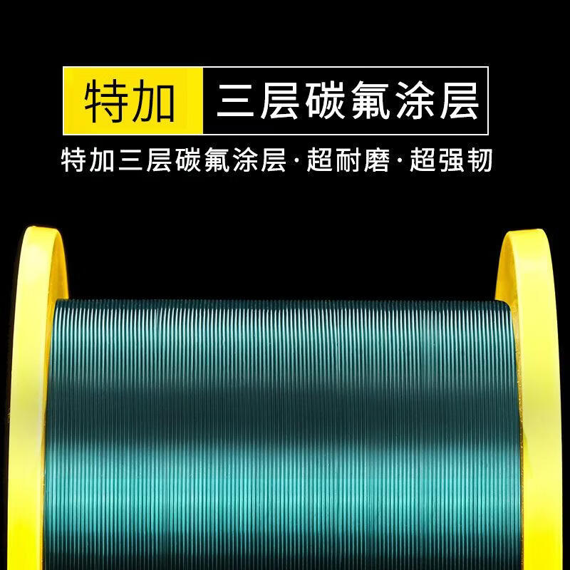 丘溯进口500米正品钓鱼线主线强拉力超柔软海杆路亚尼龙抛竿海竿 黄金色500米足米 14