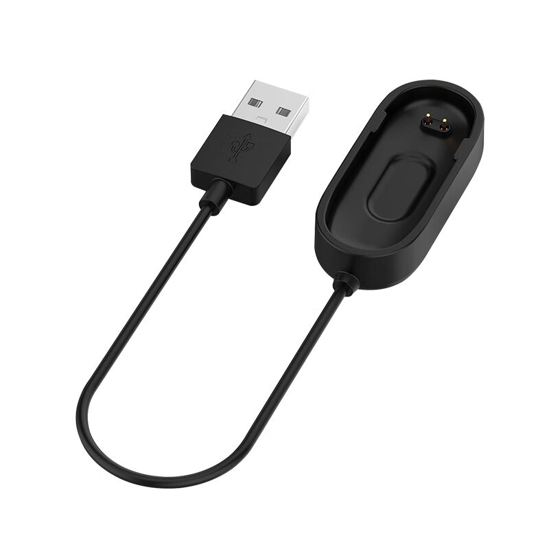 斯泰克 小米手环4代/nfc版充电器 智能手环运动计步器充电线  适用于小米4代智能手环 黑色