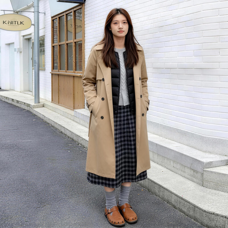 雪中飞女士羽绒服26新款轻薄保暖休闲舒适百搭通勤居家内搭外穿时尚 宝石黑|8086 M 165/88A