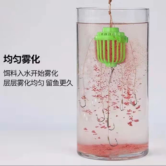 CRHMMFLF鲢鳙鱼饵料大头抛竿海竿水怪饵专用花篮饵鲢方块鱼饵鲢鳙饵料 鲢鳙饵15枚【酸臭味】