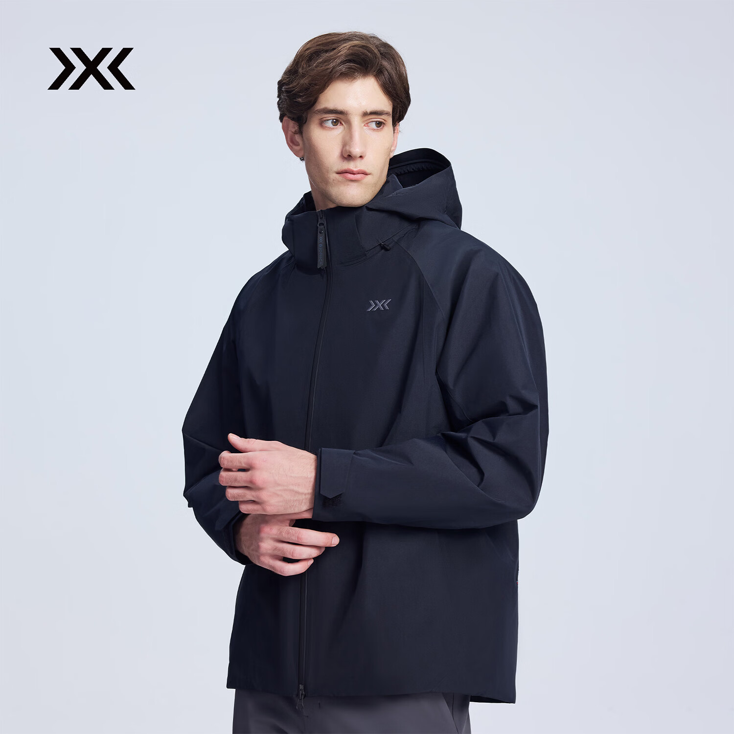 XBIONIC恒星戈尔三合一硬壳抓绒夹克男冲锋衣外套防风保暖徒步登山26新品 暗夜黑 M