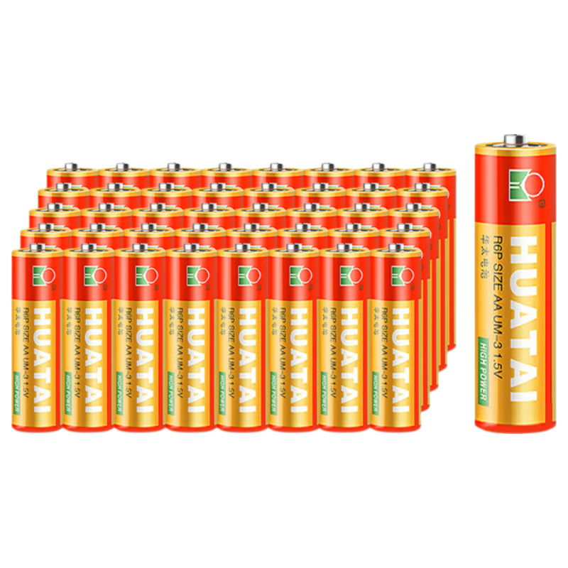 华太电池 R6P 5号AA碳性电池电池 1.5V 40粒装