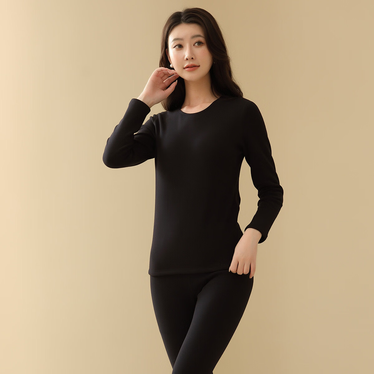 香蜜闺秀女一体绒圆领保暖套装 24.9元，香蜜闺秀女加厚阳离子修身保暖套装 29.45元 - 86线报