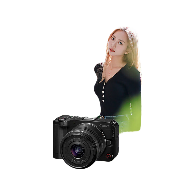 佳能（Canon）EOS R50 V 创意视频微单相机 r50v家用旅游高清美颜vlog相机 R50V (RF-S14-30)黑色套机 官方标配【不含内存卡基础配件 咨询可优惠】