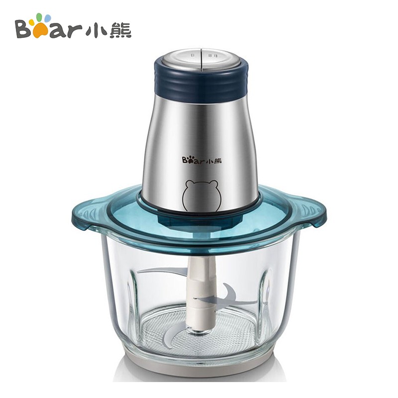 小熊(bear)绞肉机家用电动多功能碎肉切碎绞馅机婴儿辅食搅拌qsj-b02