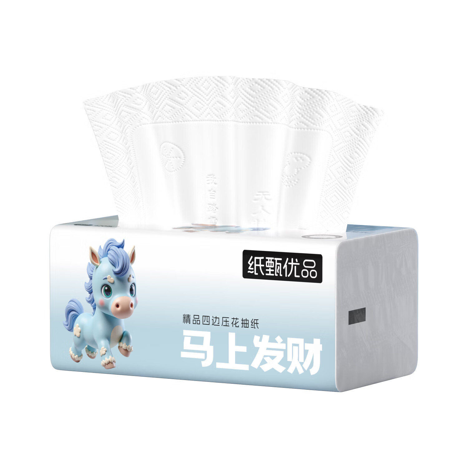 马上发财420张大包抽纸餐巾纸面巾纸卫生纸家庭装实惠装整箱批发 马上发财大包抽纸 6层 420张*12包