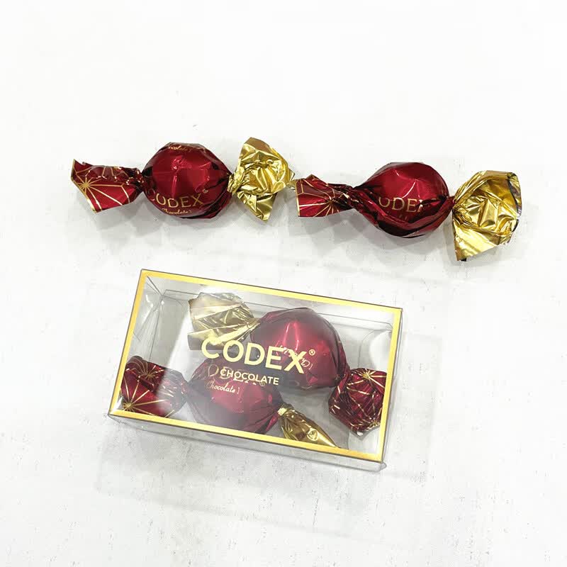 codex巧克力爆浆球形牛奶夹心巧克力结婚喜糖糖果英国库德士 红色原袋
