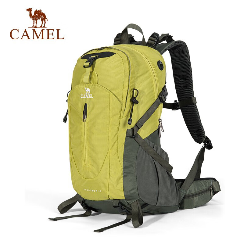 骆驼（CAMEL）户外轻便登山包大容量徒步防水旅行包超轻背包双肩包男女