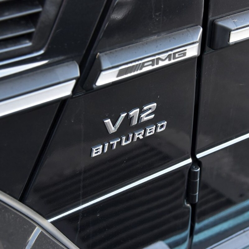 标跃奔驰g63 g65车标amg尾标v12 v8 biturbo叶子板侧标g55尾门标装饰