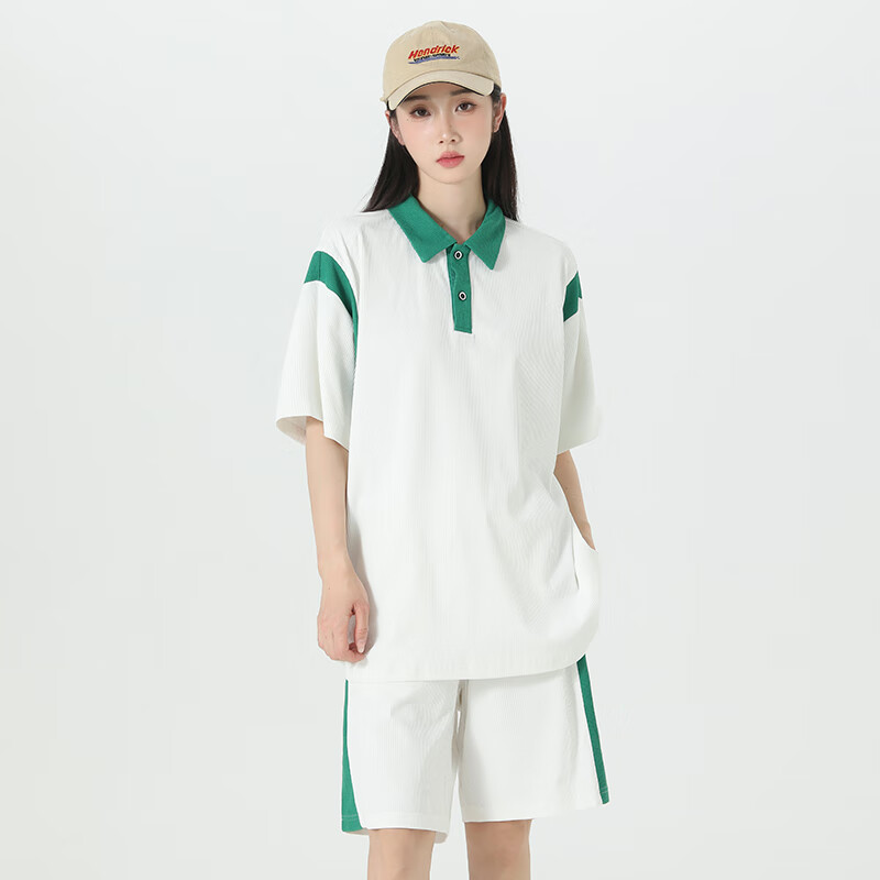 嘉蝶中考体育运动服套装女生初三中学生体考专用衣服跑步服装宽松夏季