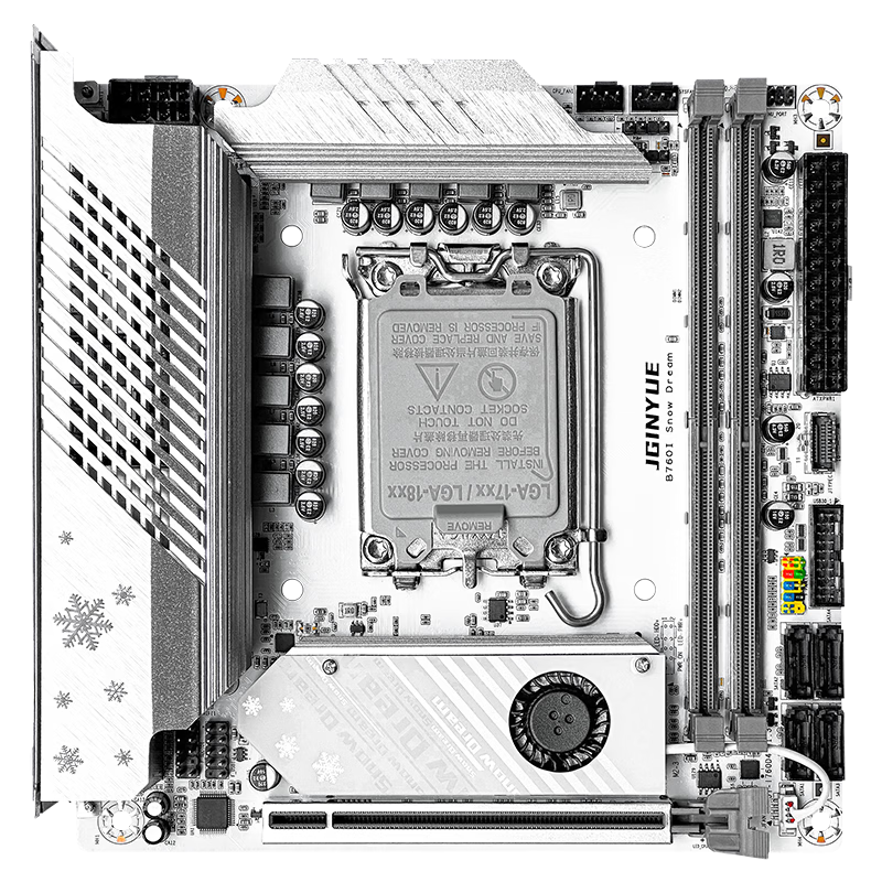 精粤 B760I SNOW DREAM ITX DDR4 LGA 图 4