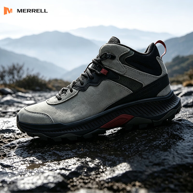 迈乐（Merrell）登山徒步鞋男女款中帮SS2 LTR WP防水冬季保暖耐磨防滑轻量户外鞋 J00005782岩石灰（男） 43