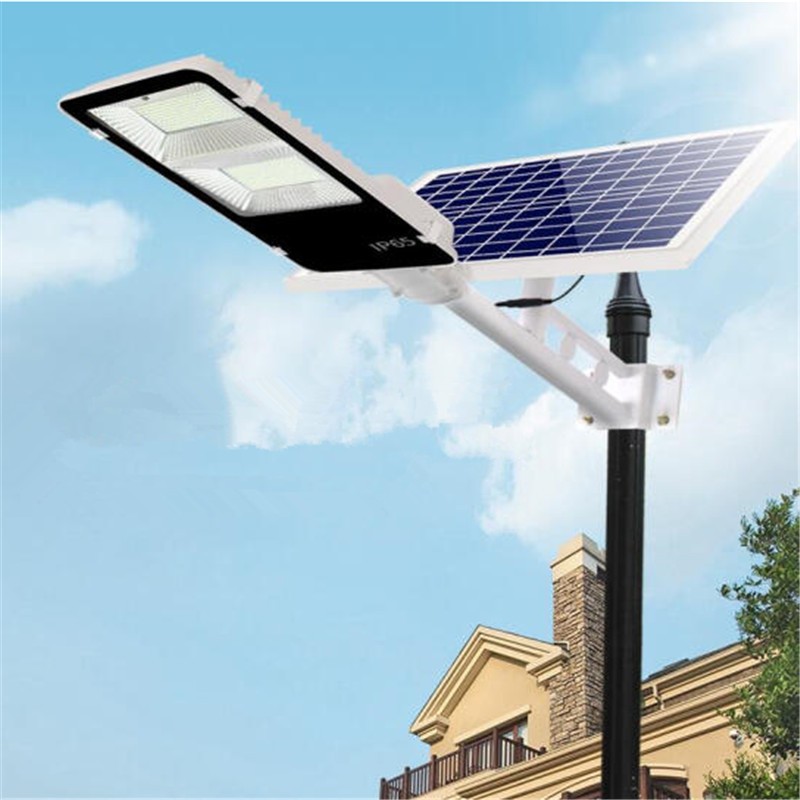 涵时尚 太阳能路灯led户外庭院灯挑臂壁灯新农村乡村广场高亮灯具带