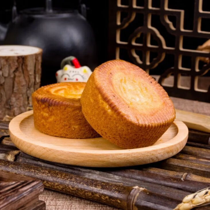 蛋月烧五仁红枣蛋黄月饼独立包装蛋糕早餐红枣整箱批发零食糕点 蛋月烧10个（38-40g/个） 黑芝麻蛋黄红枣豆沙随机混合口味 图 3