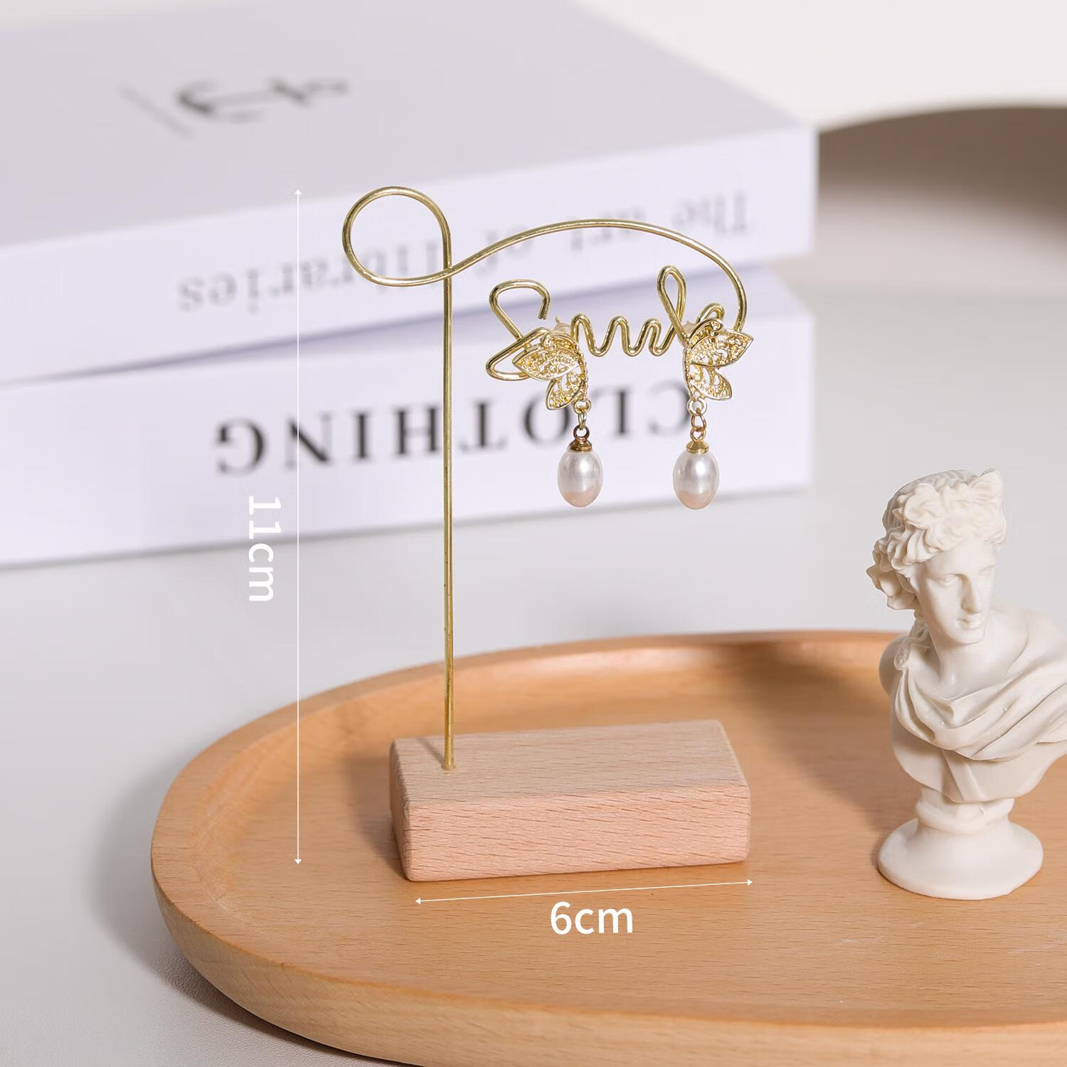 耳环收纳架饰品展示架耳环架子简约耳饰陈列摆件珠宝首饰拍照摆拍