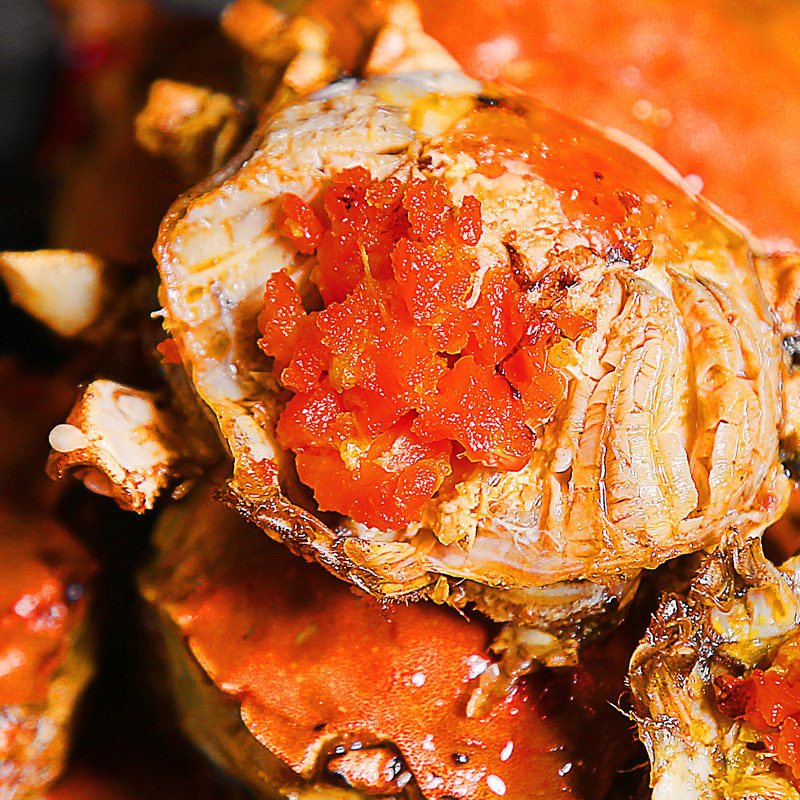 伯贤花雕熟蟹即食呛蟹320g酱蟹生腌蟹蟹熟食