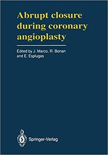 预订 abrupt closure during coronary angioplasty