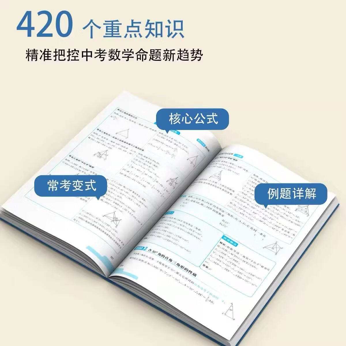 初中数学二级公式几何辅助线函数快解七八九年级全国通用母题解析高频考法详细解析一本通吃透中考重难点专项突破提分模型组合讲解 【单本】初中数学函数母题快解